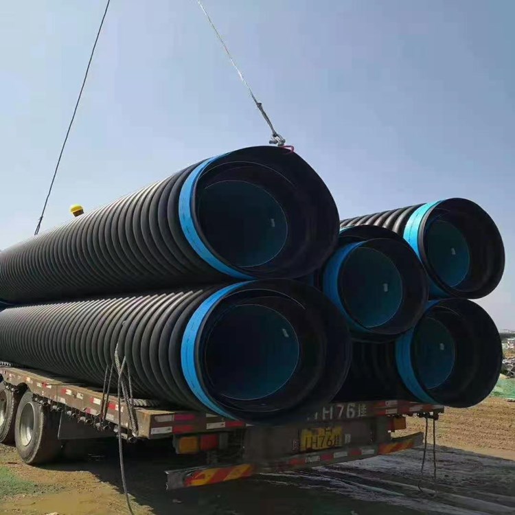 dn800mm-SN8PE双壁波纹管 鲁西同益 PE排水管 PE双壁波纹管 PE排水管 污水管网