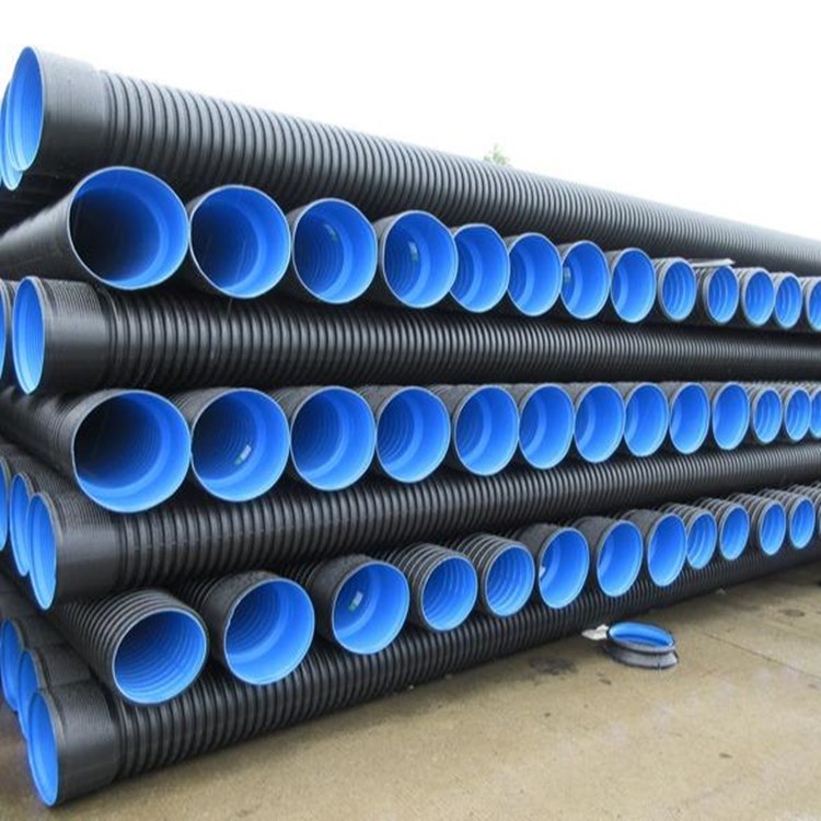 dn800mm-SN8PE双壁波纹管 鲁西同益 PE波纹管 6米/支 PE排水管 污水管道