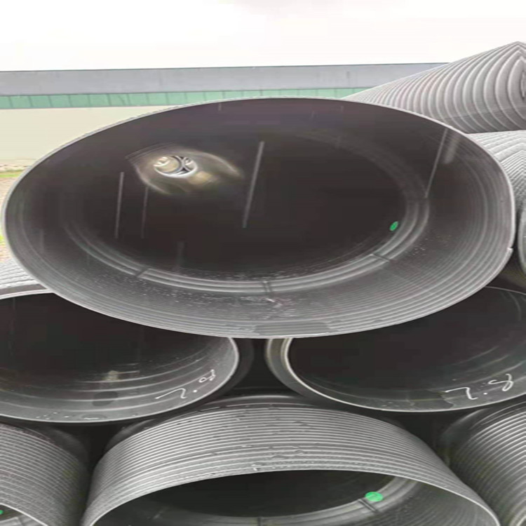 dn800mm-SN8PE双壁波纹管 鲁西同益 PE排污管 6米/支 批发价格 污水管道