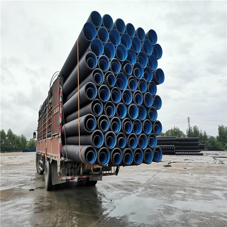 dn800mm-SN8PE双壁波纹管 鲁西同益 PE波纹管 dn800mm 双壁波纹管 污水管网