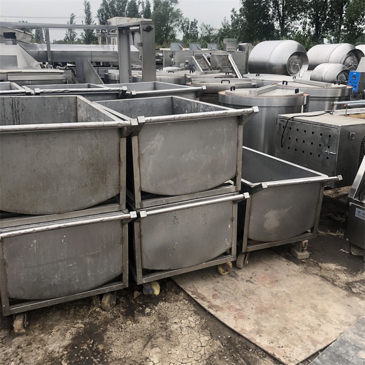 二手400升不锈钢304食品料车