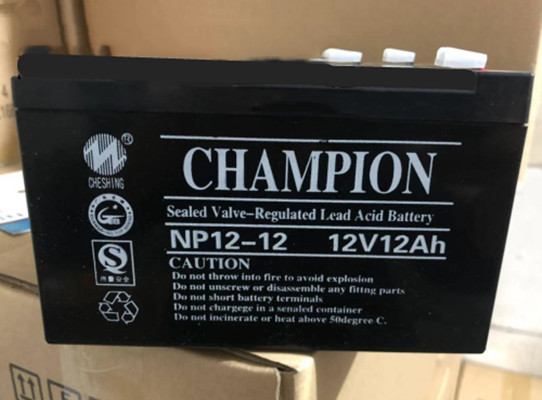 CHAMPION蓄电池NP12-12 12V12AH 音响电梯应急UPS内置监控