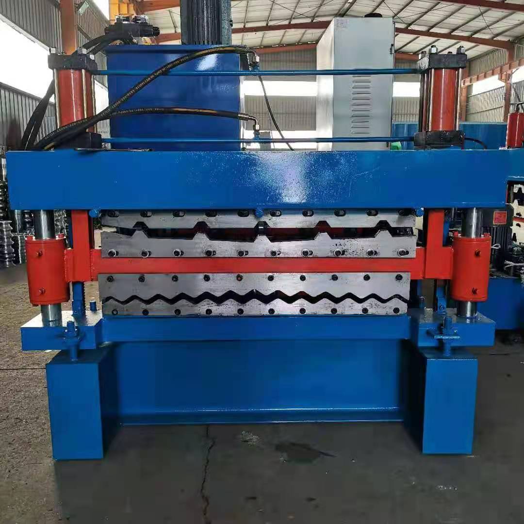 840/850波纹双层压瓦机 840/900双层压瓦机 双层压瓦设备 双层压瓦机器 全自动双层压瓦机