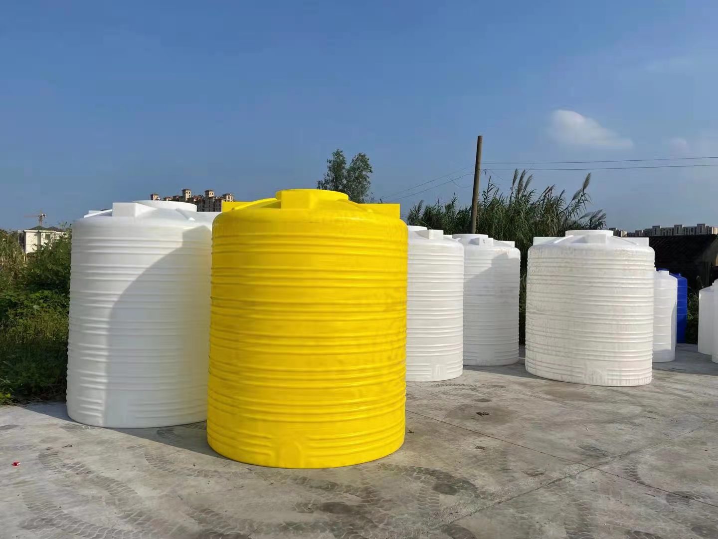 PE加厚塑料桶水塔储水灌1000升大容量牛筋水桶 3吨污水储水箱