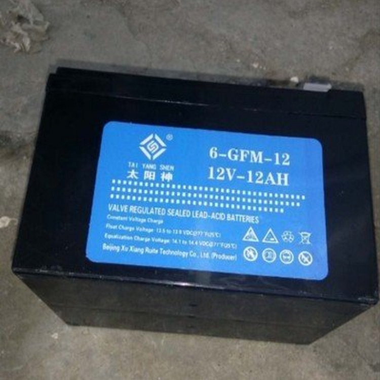 太阳神蓄电池12V12AH 铅酸免维护6-GFM-12蓄电池 医疗设备UPS/EPS现货