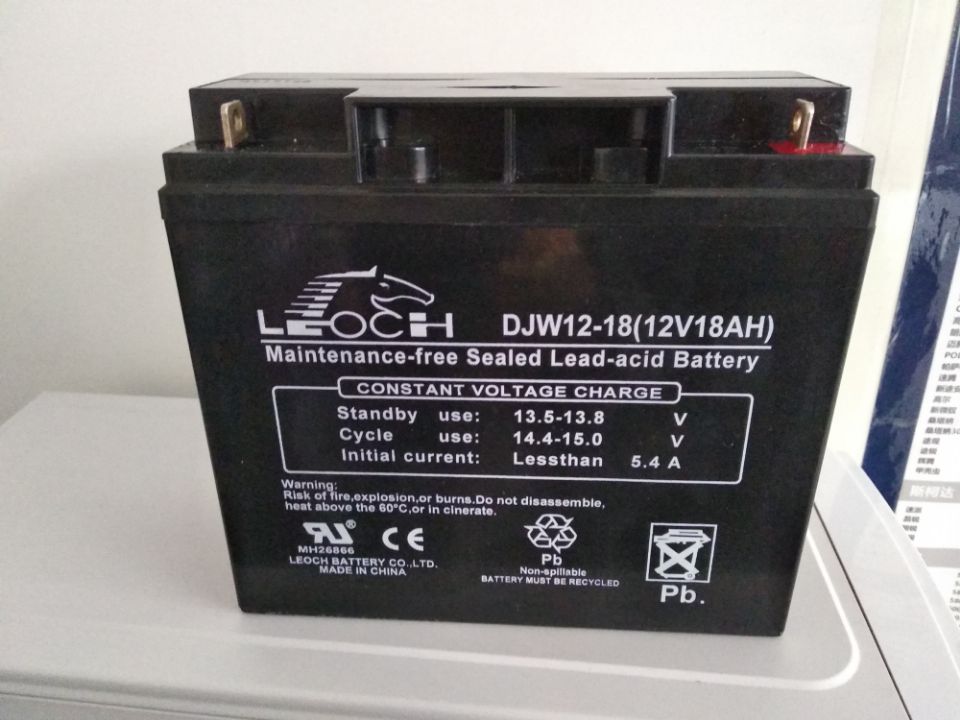 LEOCH理士蓄电池DJW12-18 12V18AH UPS不间断电源应急电源蓄电池正品