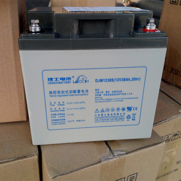 LEOCH理士蓄电池DJM1238S 12V38AH通信基站医疗银行电力UPS/EPS