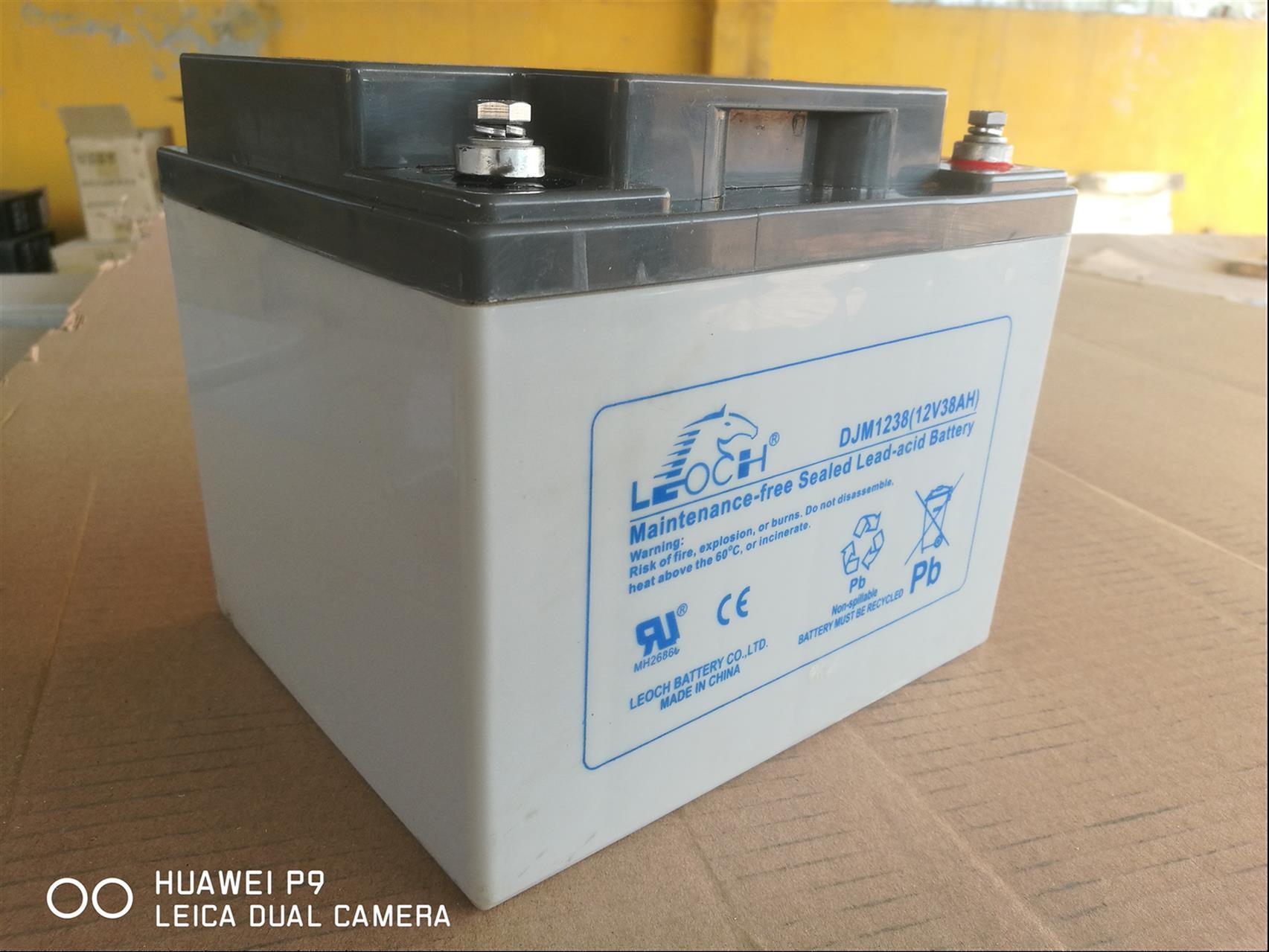 LEOCH理士蓄电池DJM1238 12V38AH通信基站医疗银行电力UPS/EPS