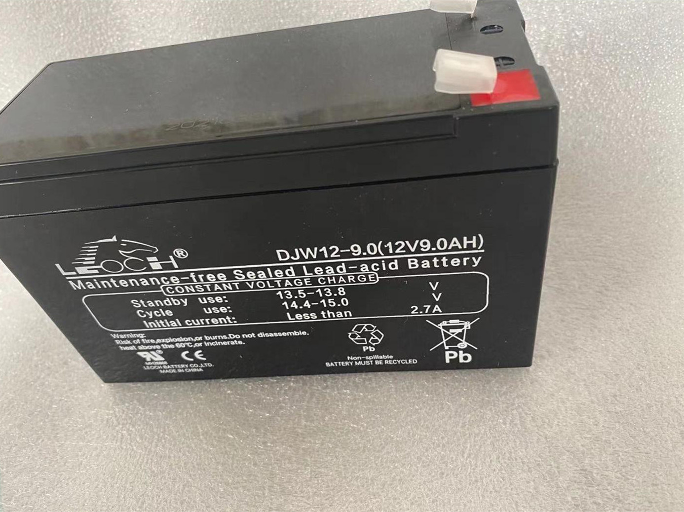 LEOCH理士蓄电池DJW12-9 12V9AH 安防系统 不间断电源 紧急备用电池
