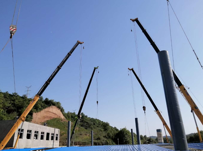 金塔县12-100吨吊车出租 园林绿化吊装 钢结构安装