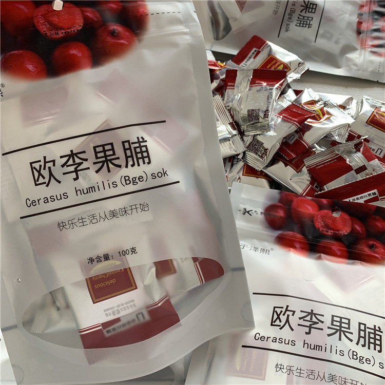 果脯 果蒂源 欧李果干 100g 生产 宝宝零食