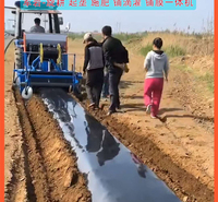 多功能整地机 120型牵引式旋耕 起垄 施肥 铺滴灌 铺膜一体机