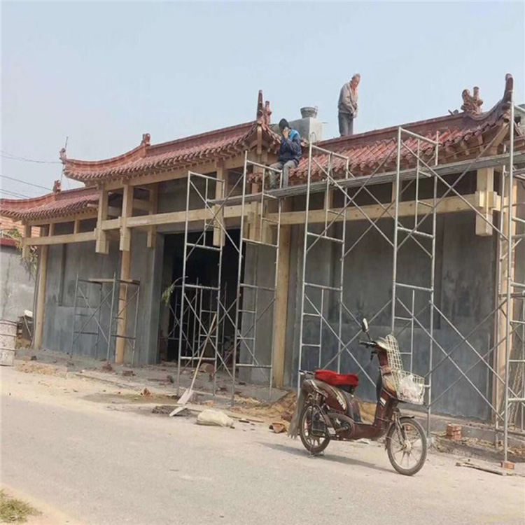 防腐木门楼厂家 古建实木门楼牌坊 款式多样 物美价廉