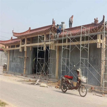 防腐木门楼厂家 古建实木门楼牌坊 款式多样 物美价廉