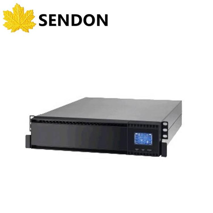 山顿UPS电源SDRM1KNTL机架式 单进单出1kva/0.8kw外接电池长效机 机房延时电源