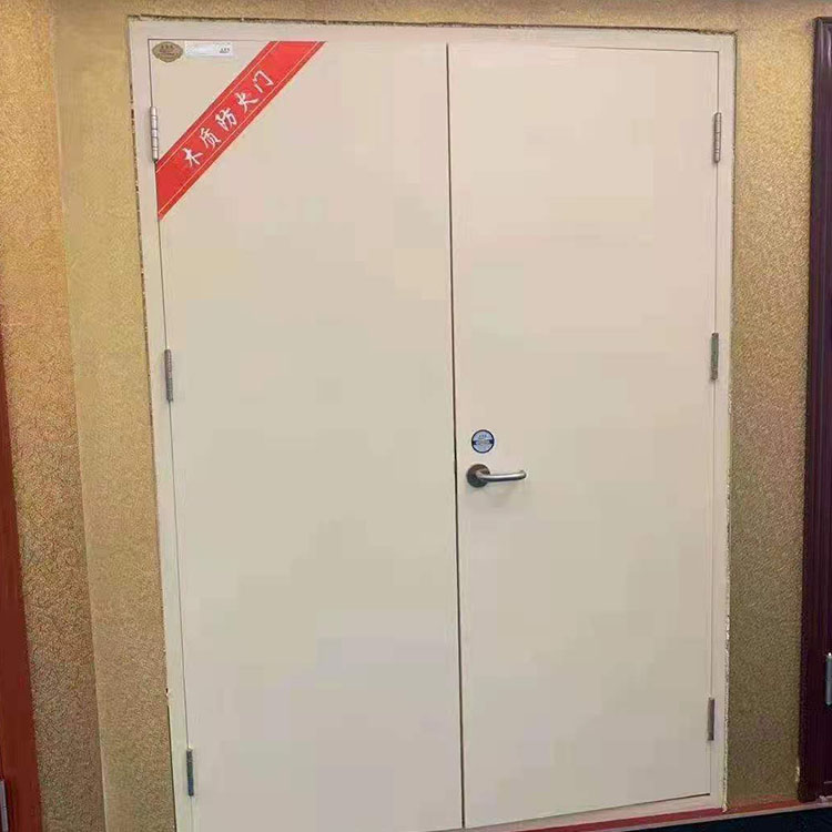 钢木防火门 甲级铝合金平开式防盗门 消防防火门 惠尔门窗