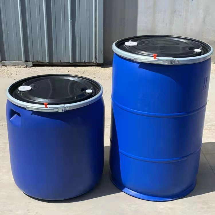  厂家批发法兰桶150升PE塑料圆桶 化工桶 包装加厚150L塑料桶法兰桶厂家