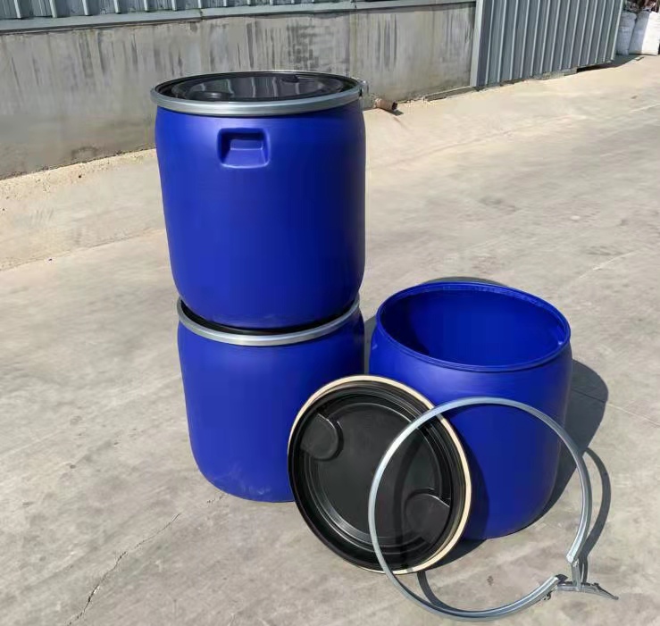    包装加厚150L塑料桶法兰桶厂家化工桶 厂家批发法兰桶150升PE塑料圆桶
