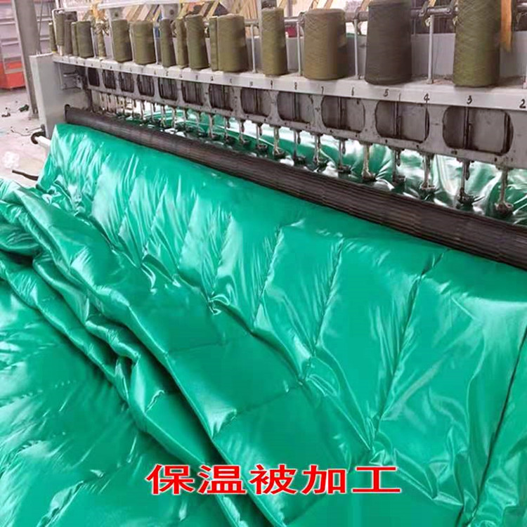 冬季工程保温棉被岩棉保温被防水防火防风防晒保温被玻璃棉保温被