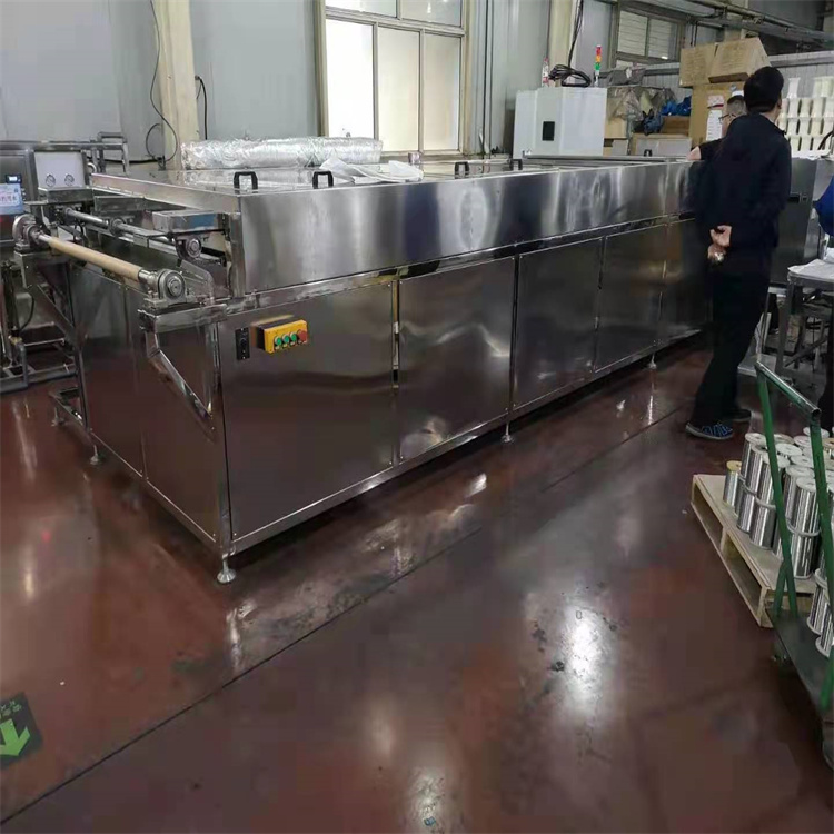 全自动超声波清洗线    履带式超声波清洗机   电解板、铝解板表面配件除油除污清洗机