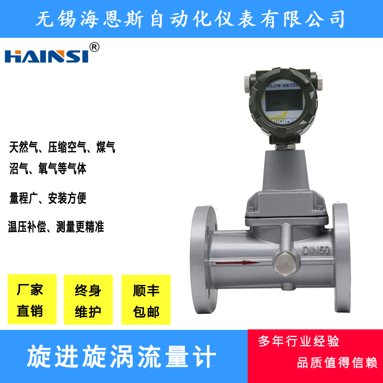 南通旋进旋涡流量计  DN50旋进旋涡流量计