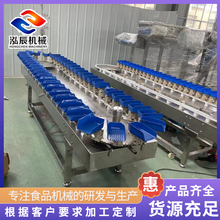全自动土豆重量分选机 翻盘式鸡爪鸡翅分拣机 自动称重重量分选机