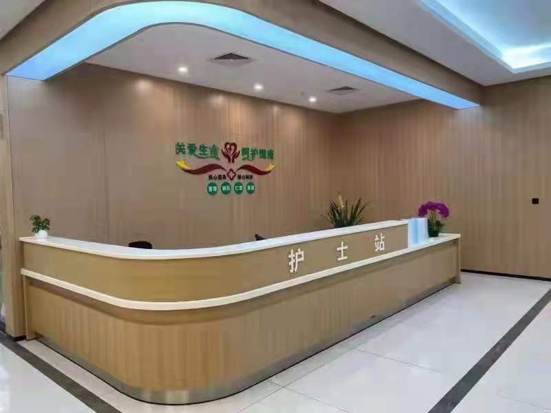 公司前台接待台收银台办公前台简约现代美容院酒店咨询桌定做