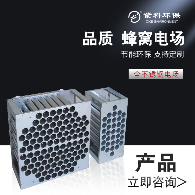 厂家自营不锈钢等离子蜂窝电场餐饮油烟净化器多孔蜂巢板式电场