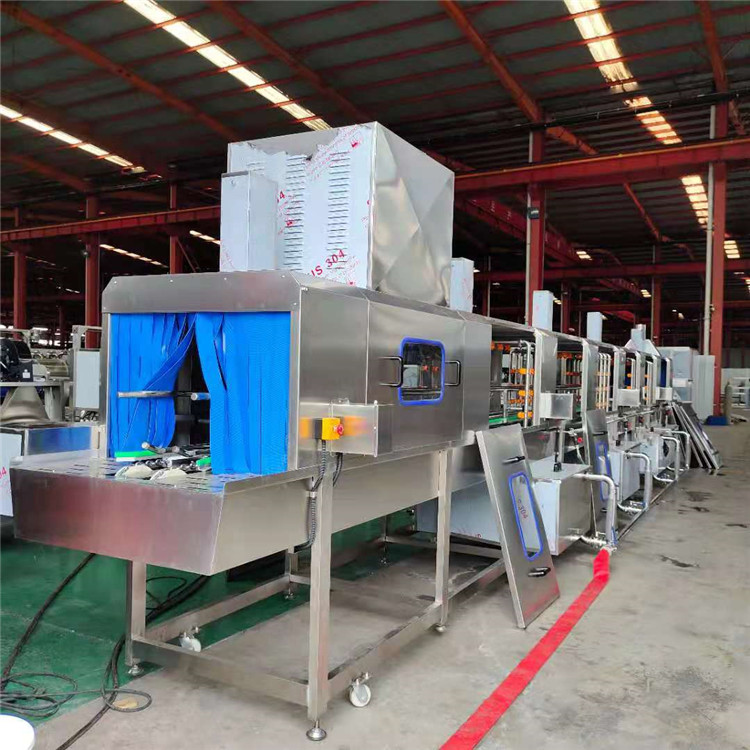 美康塑料桶清洗风干机  自助式塑料桶清洗风干机 高效率美康塑料筐冲洗机