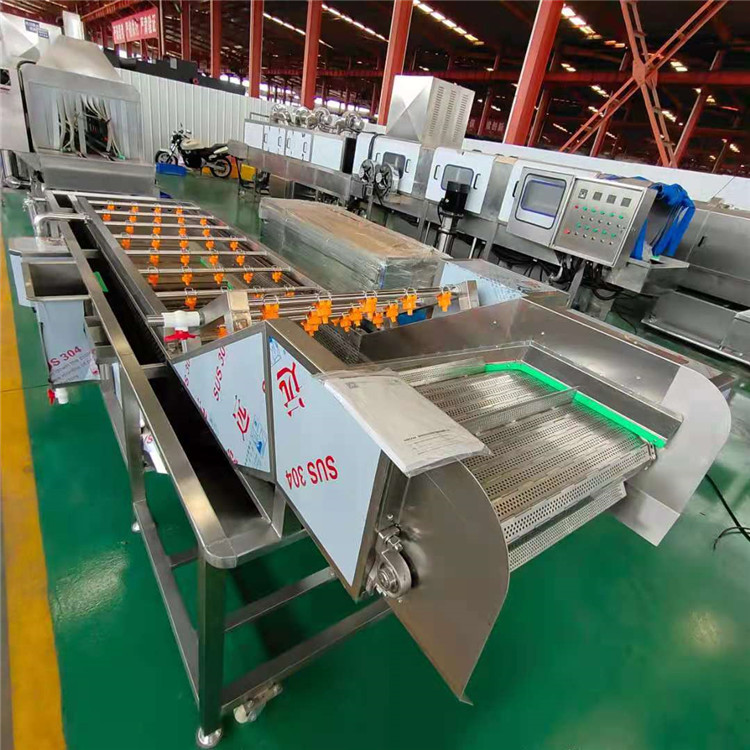 冷冻蔬菜水果前期加工设备 青红黄椒丁清洗加工机器 彩椒加工流水线设备