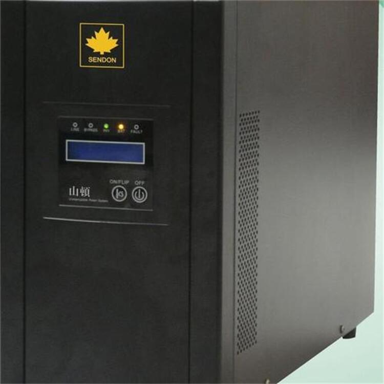 山顿UPS电源FX3106KVA 在线式工频机 三进单出4.8KW不间断电源 塔式机 外接电池