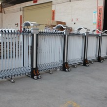 大量供应自动不锈钢伸缩门　柳州电动门