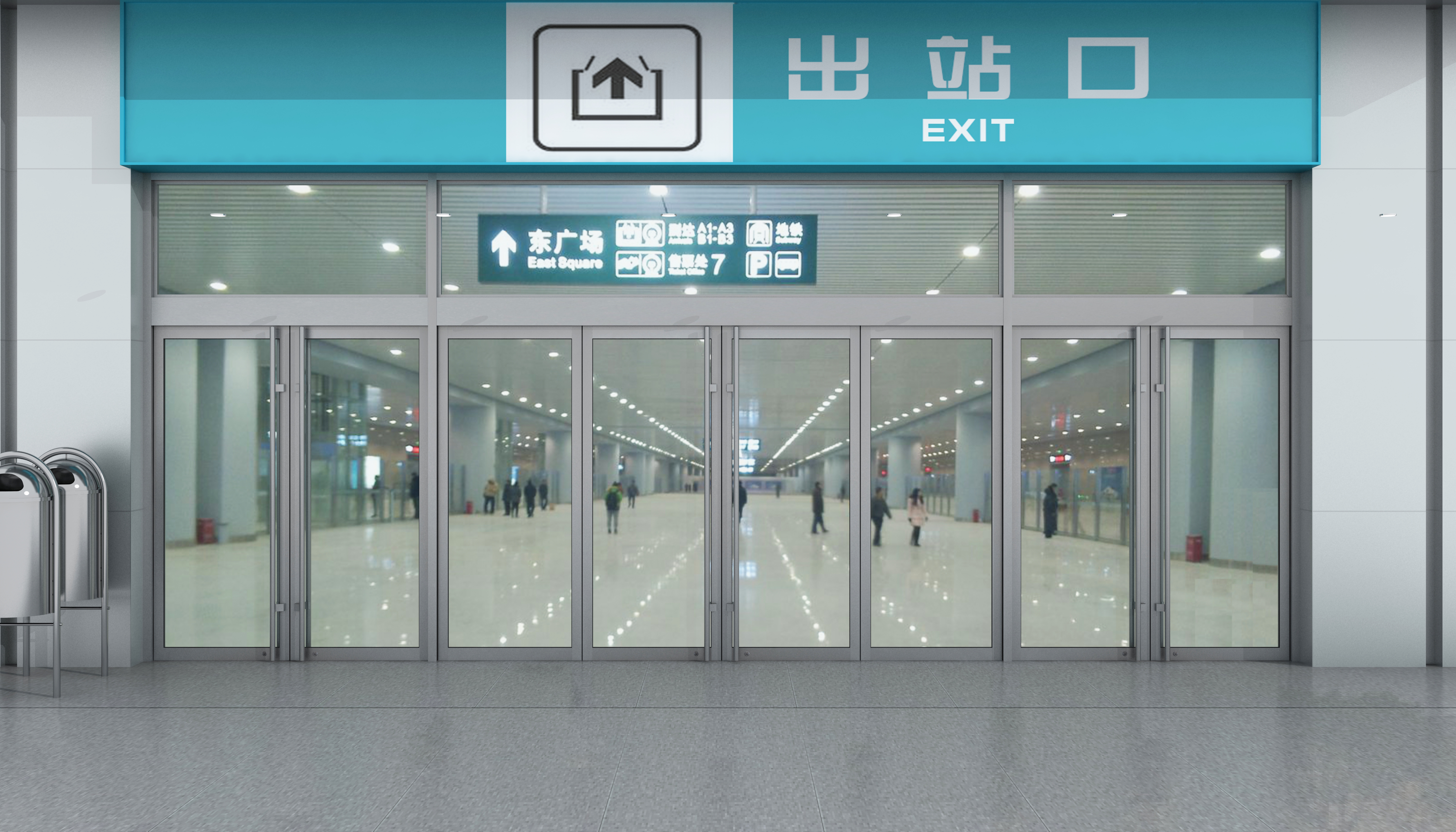 西安地弹门安装商场地弹门安装维修