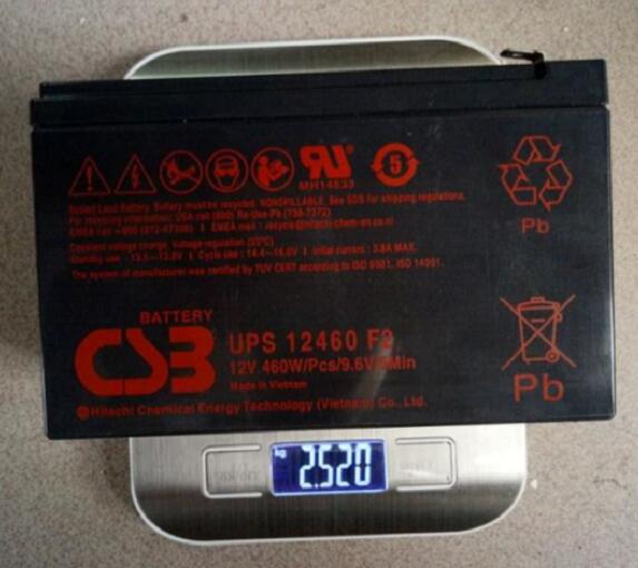 希世比CSB蓄电池UPS12460  F2 12V460W 机房应急设备UPS用电源