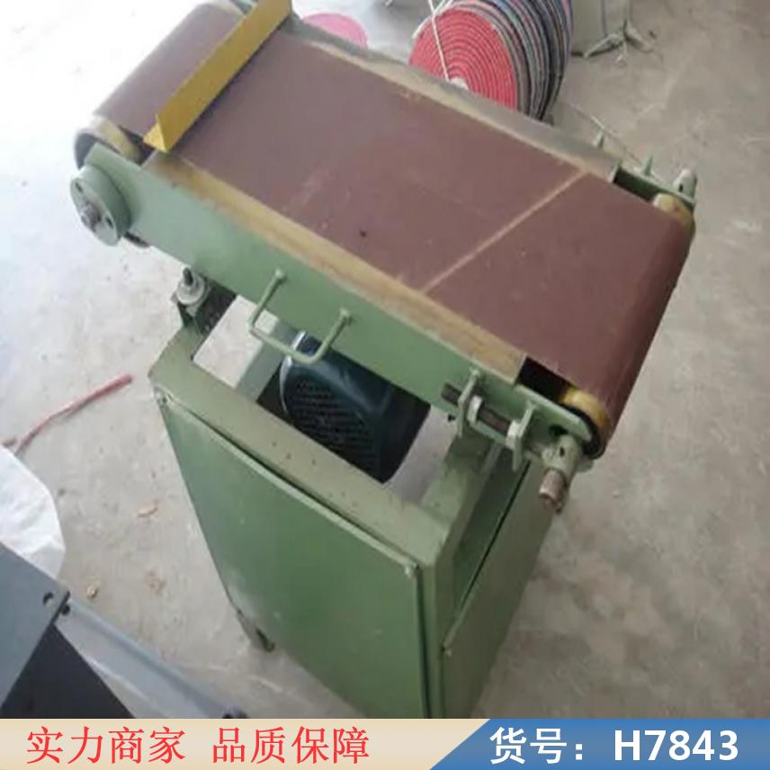 中德重型双面木工砂光机 卧带式砂光机 自动打磨砂带机货号H7843
