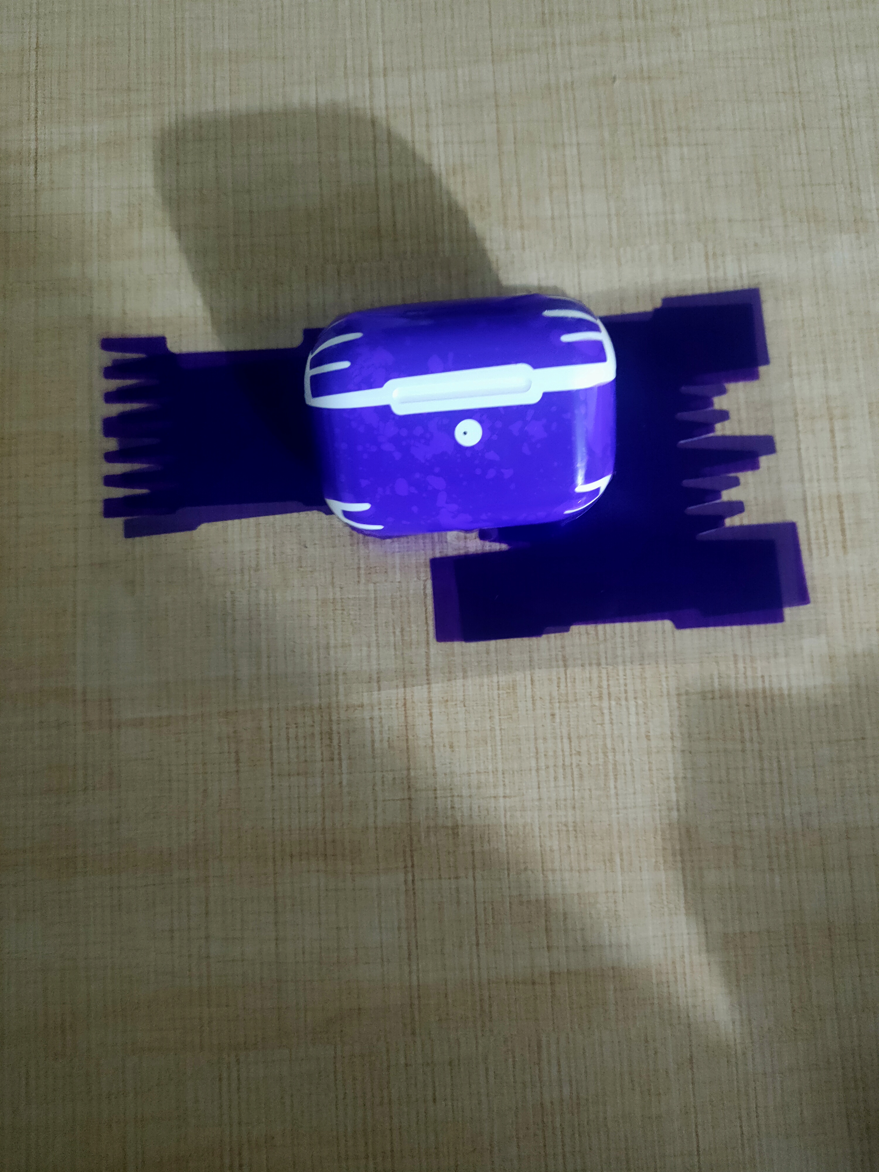 蓝牙耳机PE<em>防</em>刮花保护膜一代二代三代紫色橙色红色粉色蓝色贴膜
