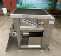 不锈钢双绞龙拌馅机 食品馅类拌馅机 100型自动出料拌馅机 型号齐全