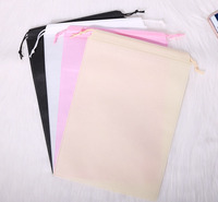 无纺布束口袋收纳抽绳袋定制LOGO玩具包包防尘鞋袋子拉绳收口 包装收纳袋小布袋收口袋定做