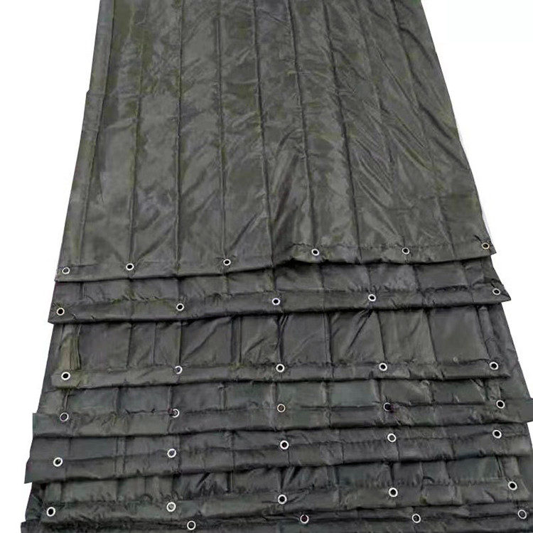 公路农用养护黑心棉玻璃棉被 加厚养殖蔬菜保温被工程用隔热保温被