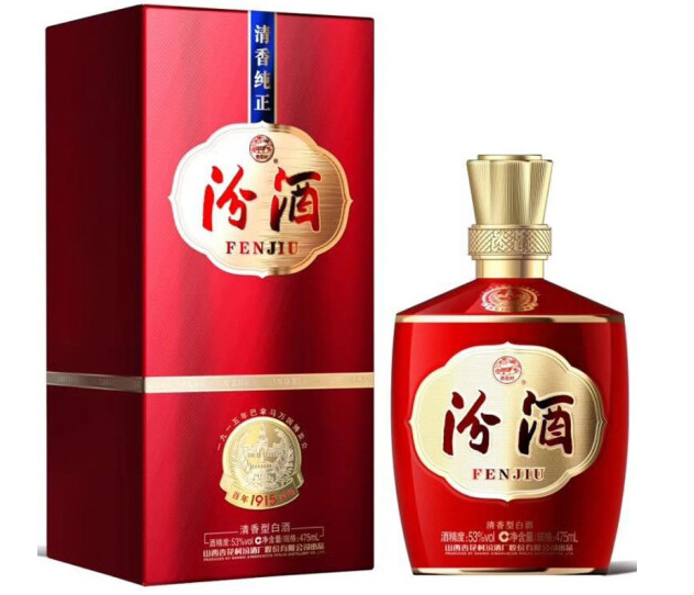  全国销售 汾酒 白酒 1915巴拿马 清香型 53度 475ml