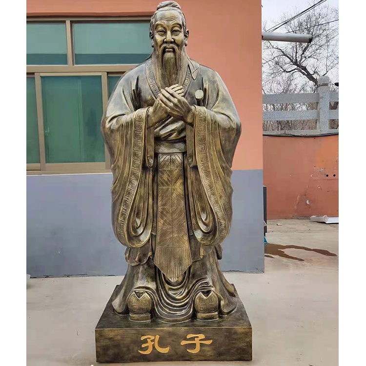 铜雕现代人物 古代人物雕塑 铸铜人物雕塑