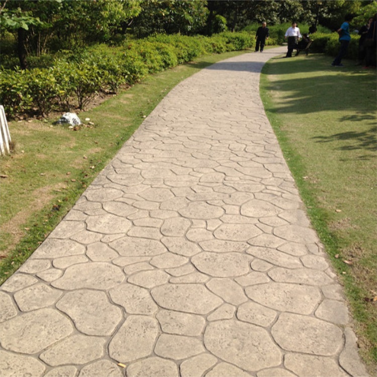 安徽广场透水地坪 安徽艺术透水地坪胶结料 压花地坪施工单价  日晨
