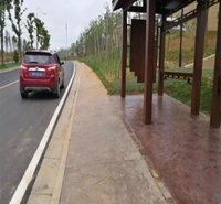 混凝土印花路面 水泥地面印花 压纹砼 混凝土压印地坪 四川日晨