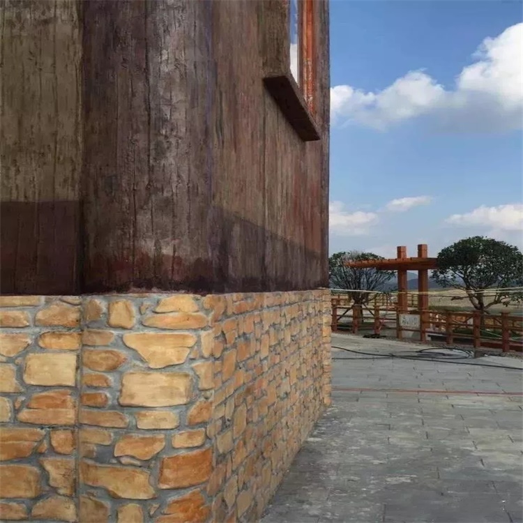安徽彩色透水地坪公司 安徽广场透水地坪 安徽艺术透水地坪胶结料 压花地坪施工单价  日晨