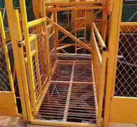 永邦建筑 福建 工地起重机安全围栏 塔吊<em>防</em>攀爬防护棚 拼装式塔吊<em>防</em>攀爬
