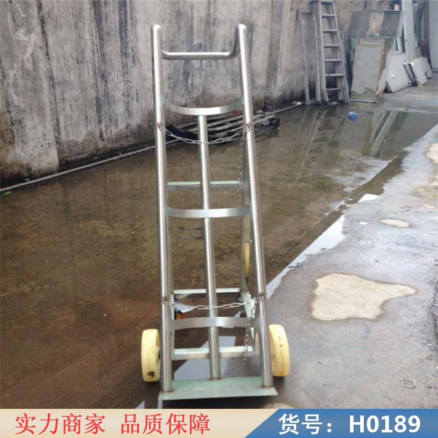 钜都手动液压式推车 气体钢瓶推车 危险品气瓶运输车货号H0189