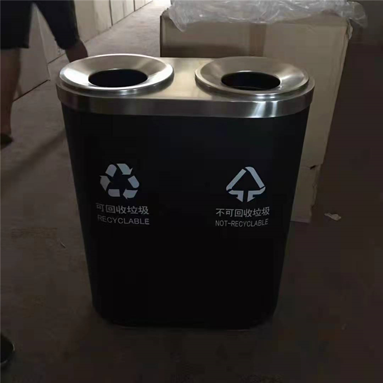 深圳龙华区垃圾桶 不锈钢304环卫垃圾箱