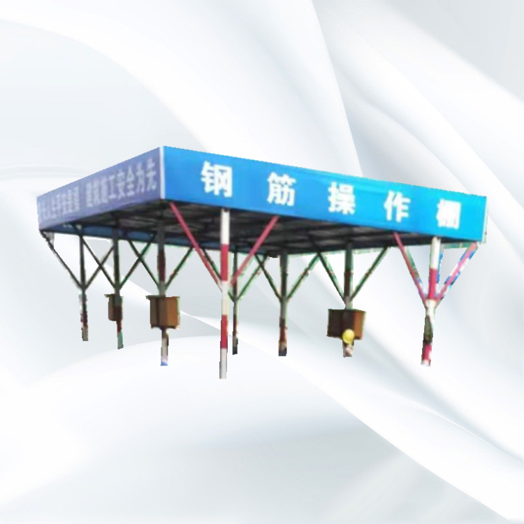 施工安全防护棚 标准化安全通道棚 库存充足江苏 双立柱钢筋棚 永邦建筑