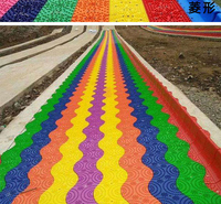 彩虹滑道 旱雪滑道 七彩滑道生产厂家 投资小 成本低