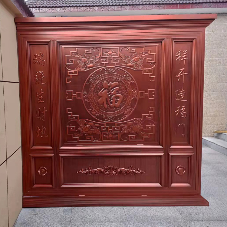 铝艺大门进户门 家用乡村别墅对开门 轻奢庭院大门